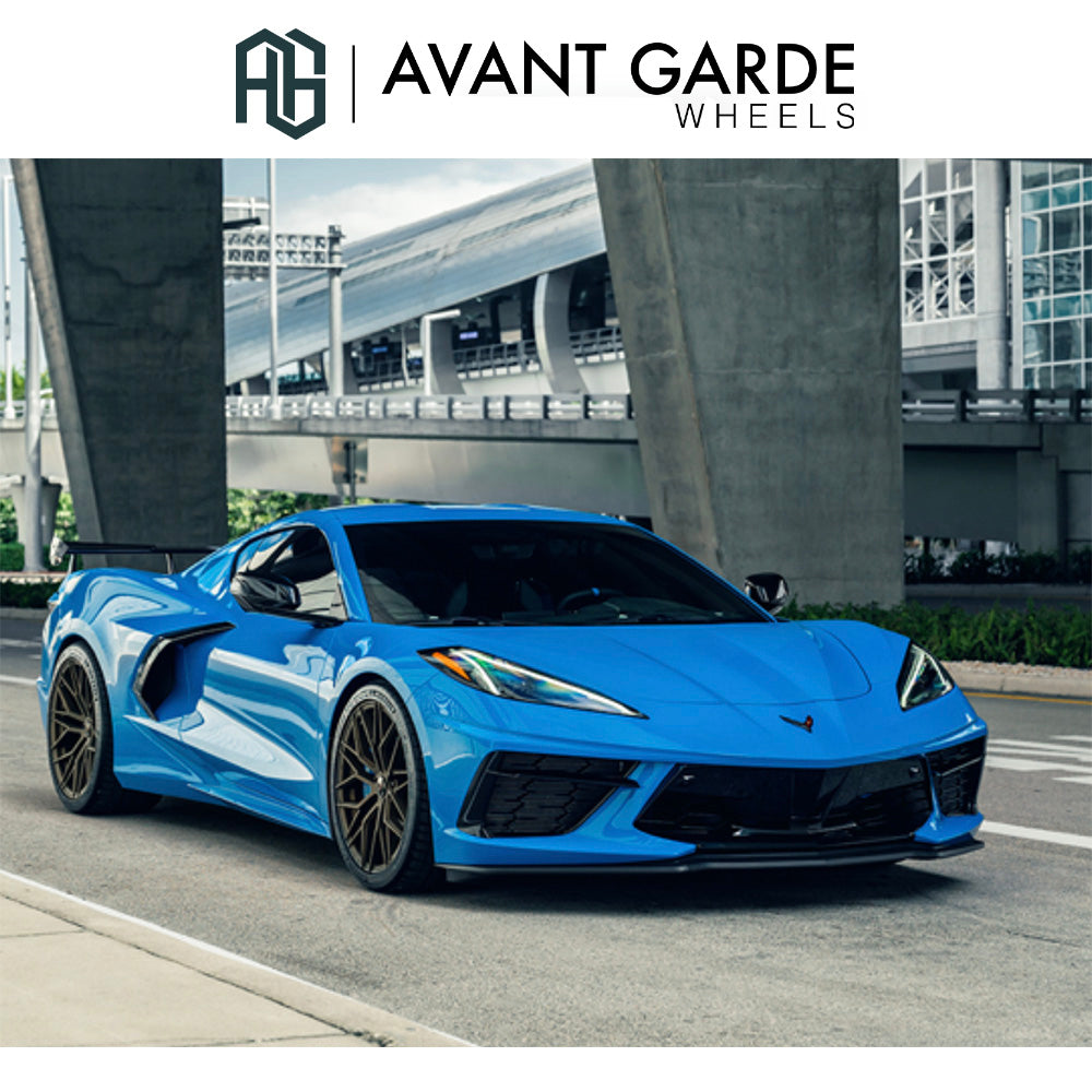 シボレー コルベット C8(Chevrolet Corvette)用 アバンギャルド M520R ブロンズ 19x8.5J フロント 20x11J リア ホイール4本セット Avant Garde M520R Bronze 19x8.5J Front 20x11J Rear for Chevrolet Corvette C8 (送料無料)