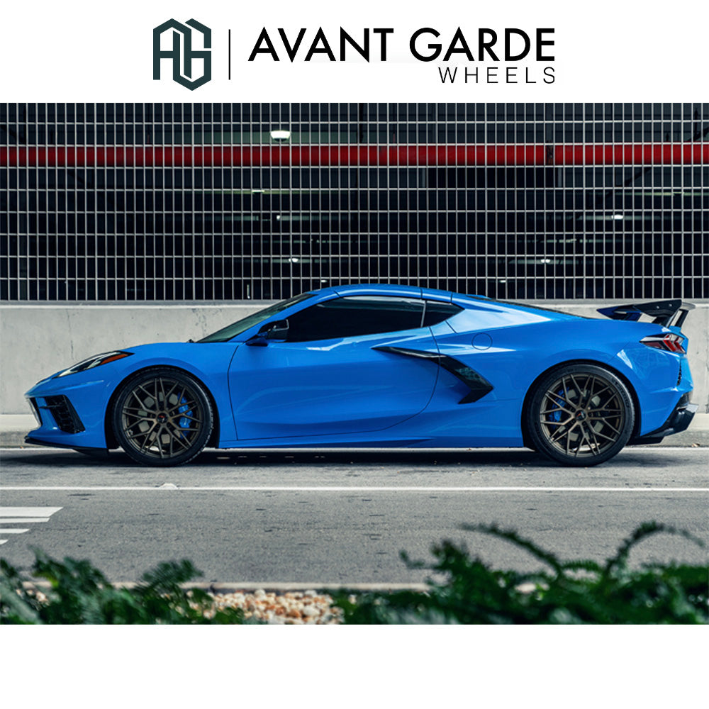 シボレー コルベット C8(Chevrolet Corvette)用 アバンギャルド M520R ブロンズ 19x8.5J フロント 20x11J リア ホイール4本セット Avant Garde M520R Bronze 19x8.5J Front 20x11J Rear for Chevrolet Corvette C8 (送料無料)