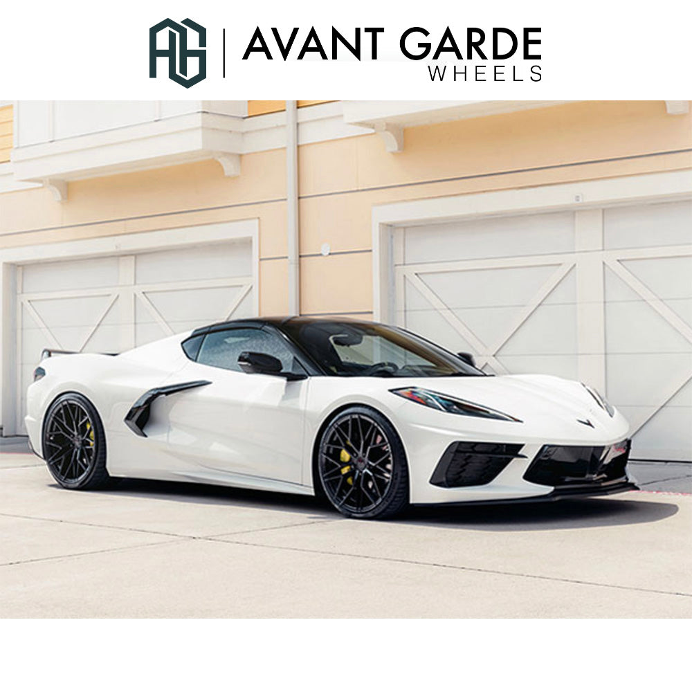 シボレー コルベット C8(Chevrolet Corvette)用 アバンギャルド M520R グロスブラック 19x8.5J フロント 20x11J リア ホイール4本セット Avant Garde M520R Gloss Black 19x8.5J Front 20x11J Rear for Chevrolet Corvette C8 (送料無料)
