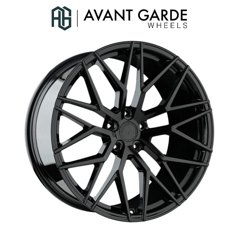シボレー コルベット C8(Chevrolet Corvette)用 アバンギャルド M520R グロスブラック 19x8.5J フロント 20x11J リア ホイール4本セット Avant Garde M520R Gloss Black 19x8.5J Front 20x11J Rear for Chevrolet Corvette C8 (送料無料)