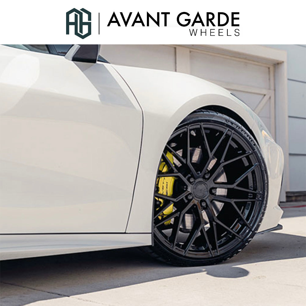 シボレー コルベット C8(Chevrolet Corvette)用 アバンギャルド M520R グロスブラック 19x8.5J フロント 20x11J リア ホイール4本セット Avant Garde M520R Gloss Black 19x8.5J Front 20x11J Rear for Chevrolet Corvette C8 (送料無料)