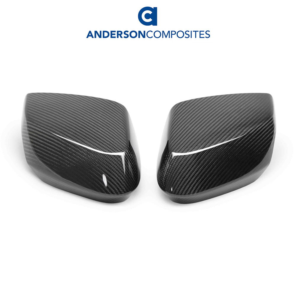 2020-2024年式 シボレー コルベット C8用 アンダーソン コンポジッツ製 カーボンファイバー製ミラーカバーセット Anderson Composites Carbon Fiber Replacement Mirror Covers For 2020-2024 Chevrolet C8 (PAIR) (消費税、送料込み)