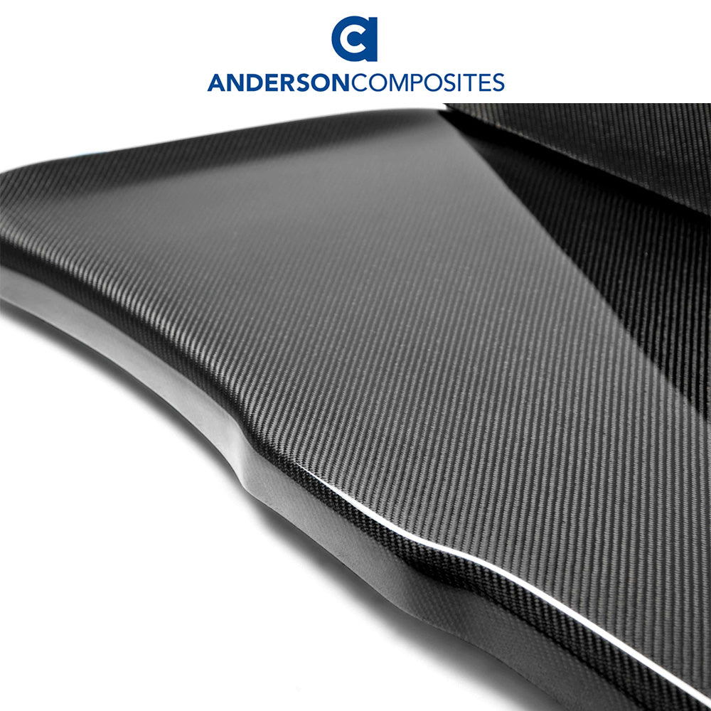 2015-2023年式フォード マスタング用 アンダーソン コンポジッツ カーボンファイバー製後部座席の削除シート Anderson Composites Carbon Fiber Rear Seat Delete For 2015-2023 Ford Mustang (消費税、送料込み)