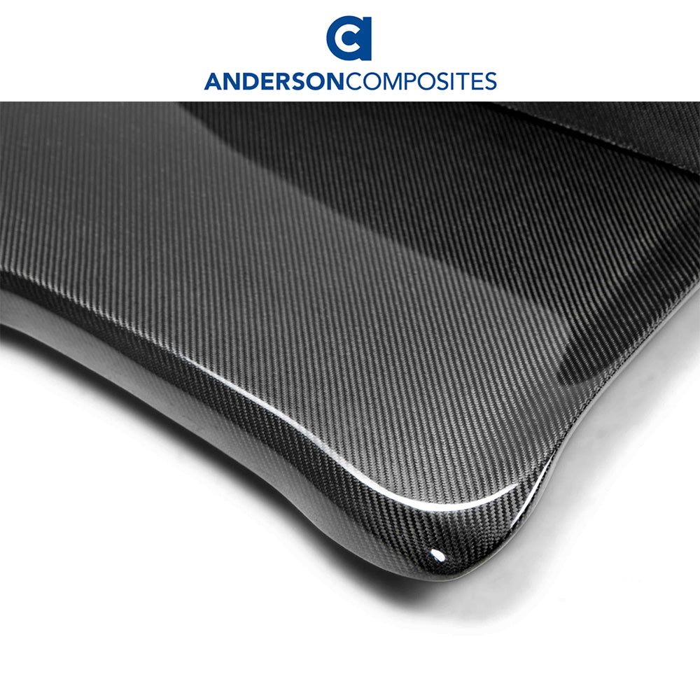 2015-2023年式フォード マスタング用 アンダーソン コンポジッツ カーボンファイバー製後部座席の削除シート Anderson Composites Carbon Fiber Rear Seat Delete For 2015-2023 Ford Mustang (消費税、送料込み)