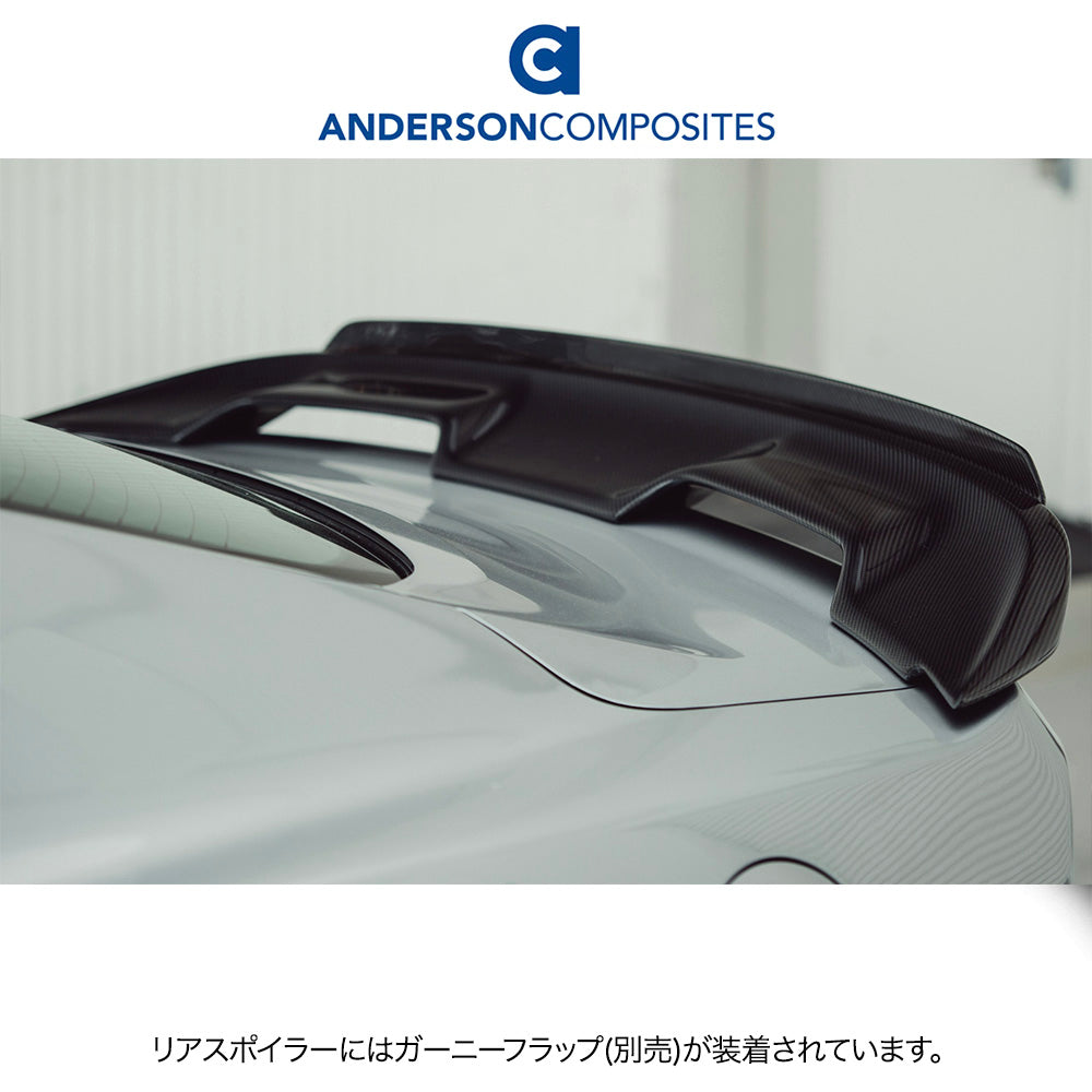 2015-2023年式フォード マスタング用 アンダーソン コンポジッツ 純正タイプ カーボンファイバー製リアスポイラー Anderson Composites Type-OE Carbon Fiber Rear Spoiler For 2020-2022 Ford Mustang Shelby GT500 (消費税、送料込み)