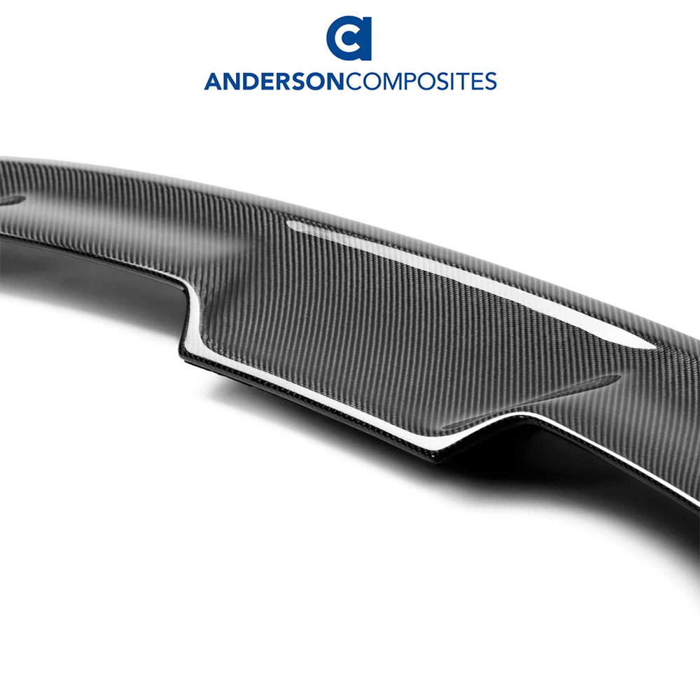 2015-2023年式フォード マスタング用 アンダーソン コンポジッツ 純正タイプ カーボンファイバー製リアスポイラー Anderson Composites Type-OE Carbon Fiber Rear Spoiler For 2020-2022 Ford Mustang Shelby GT500 (消費税、送料込み)