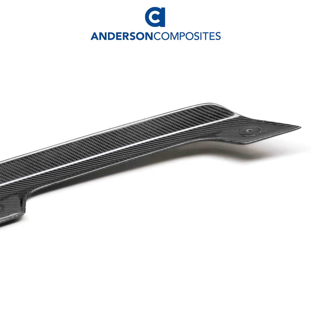 2015-2023年式フォード マスタング用 アンダーソン コンポジッツ カーボンファイバー製ガーニーフラップ Anderson Composites Carbon Fiber Gurney Flap For 2020-2022 Ford Mustang Shelby GT500 (消費税、送料込み)