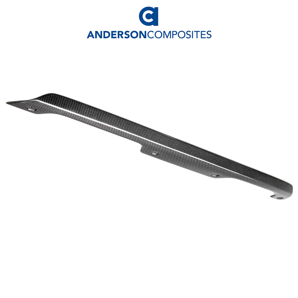 2015-2023年式フォード マスタング用 アンダーソン コンポジッツ カーボンファイバー製ガーニーフラップ Anderson Composites Carbon Fiber Gurney Flap For 2020-2022 Ford Mustang Shelby GT500 (消費税、送料込み)