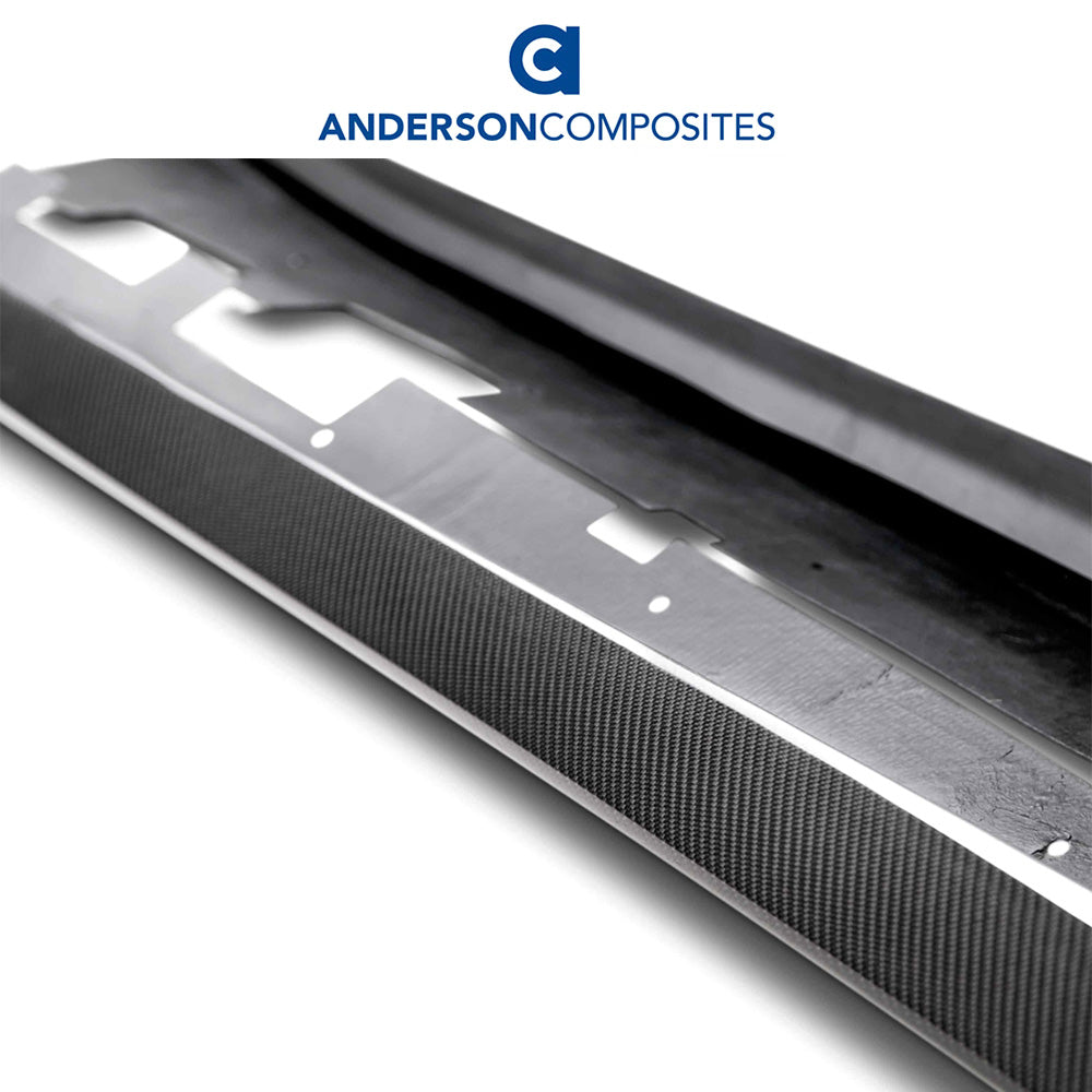 2016-2024年式シボレーカマロ用 アンダーソン コンポジッツ AZタイプ カーボンファイバー製ロッカーパネル左右セット Anderson Composites Type-AZ Carbon Fiber Rocker Panel For 2016-2024 Chevrolet Camaro (消費税、送料込み)