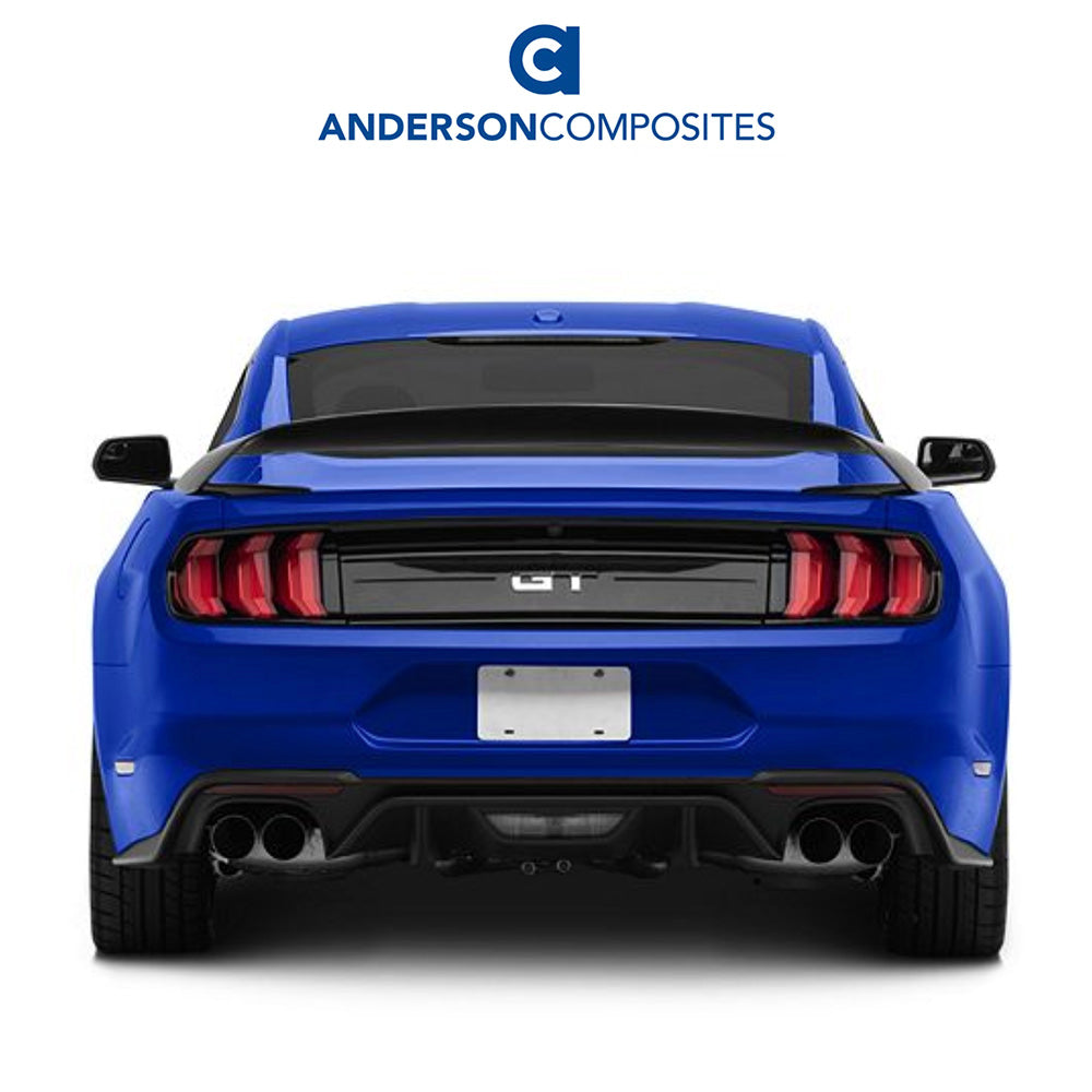 2015-2023年式フォード マスタング用 アンダーソン コンポジッツ 純正タイプ カーボンファイバー製リアスポイラー Anderson Composites Type-OE Carbon Fiber Rear Spoiler For 2015-2019 Ford Mustang Shelby GT350R (消費税、送料込み)