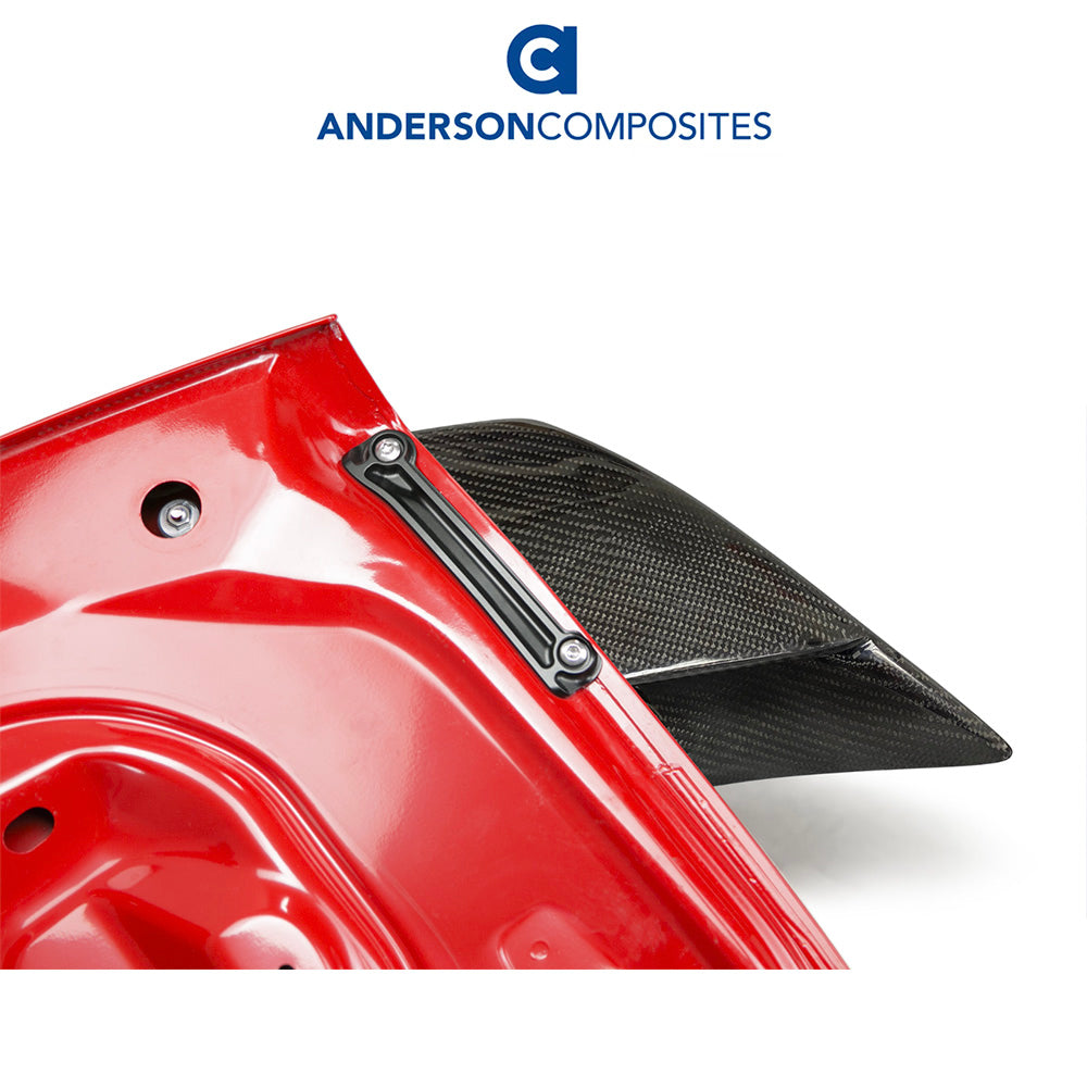 2015-2023年式フォード マスタング用 アンダーソン コンポジッツ 純正タイプ カーボンファイバー製リアスポイラー Anderson Composites Type-OE Carbon Fiber Rear Spoiler For 2015-2019 Ford Mustang Shelby GT350R (消費税、送料込み)