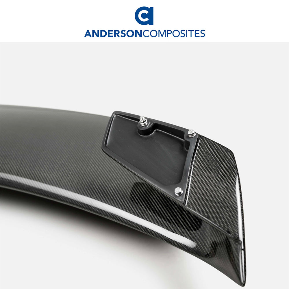 2015-2023年式フォード マスタング用 アンダーソン コンポジッツ 純正タイプ カーボンファイバー製リアスポイラー Anderson Composites Type-OE Carbon Fiber Rear Spoiler For 2015-2019 Ford Mustang Shelby GT350R (消費税、送料込み)