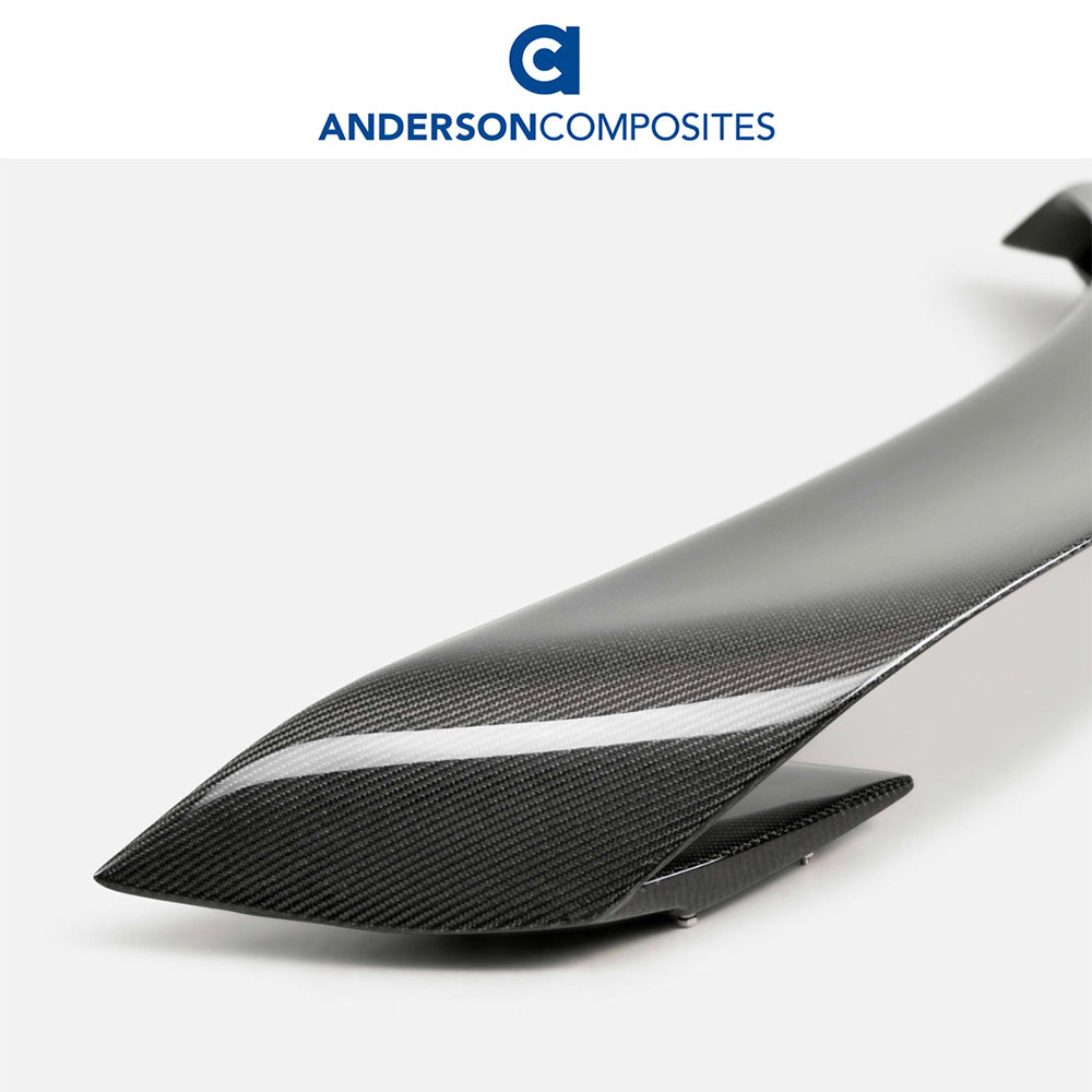 2015-2023年式フォード マスタング用 アンダーソン コンポジッツ 純正タイプ カーボンファイバー製リアスポイラー Anderson Composites Type-OE Carbon Fiber Rear Spoiler For 2015-2019 Ford Mustang Shelby GT350R (消費税、送料込み)