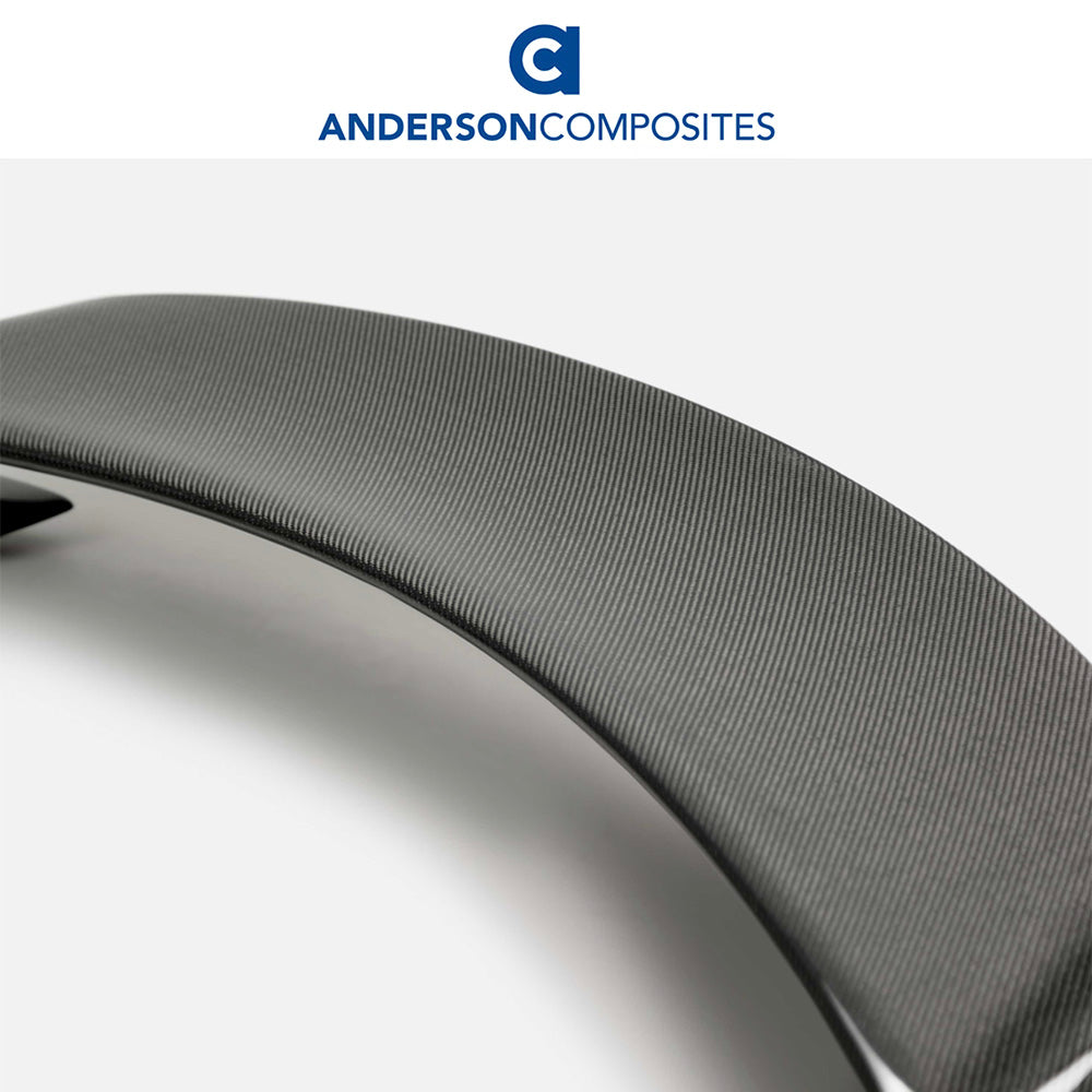 2015-2023年式フォード マスタング用 アンダーソン コンポジッツ 純正タイプ カーボンファイバー製リアスポイラー Anderson Composites Type-OE Carbon Fiber Rear Spoiler For 2015-2019 Ford Mustang Shelby GT350R (消費税、送料込み)