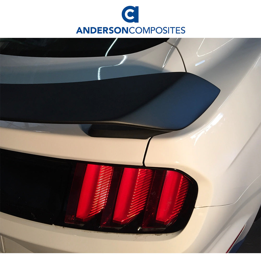 2015-2023年式フォード マスタング用 アンダーソン コンポジッツ GRタイプ(GT350R スタイル) ファイバーグラス製リアスポイラー Anderson Composites Type-GR (GT350R Style) Fiberglass Rear Spoiler For 2015-2023 Ford Mustang (消費税、送料込み)