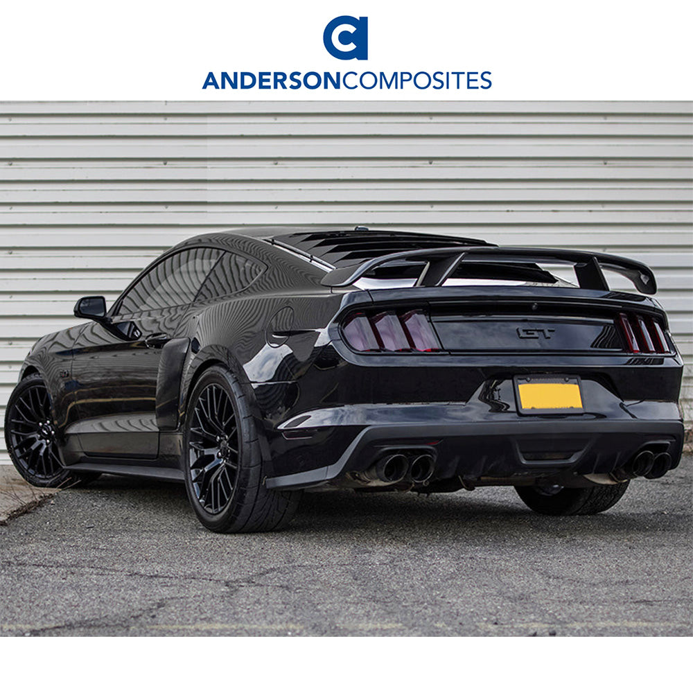 2015-2023年式フォード マスタング用 アンダーソン コンポジッツ ATタイプ カーボンファイバー製リアスポイラー Anderson Composites Type-AT Carbon Fiber Rear Spoiler For 2015-2023 Ford Mustang (消費税、送料込み)