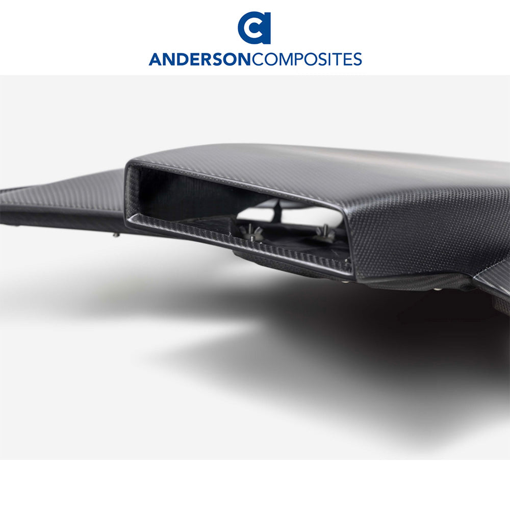 2020-2024年式 シボレー コルベット C8用 アンダーソン コンポジッツ製 ドライカーボンファイバー製 ルーフスクープ Anderson Composites Dry Carbon Roof Scoop For 2020-2024 Chevrolet Corvette C8 Coupe (消費税、送料込み)