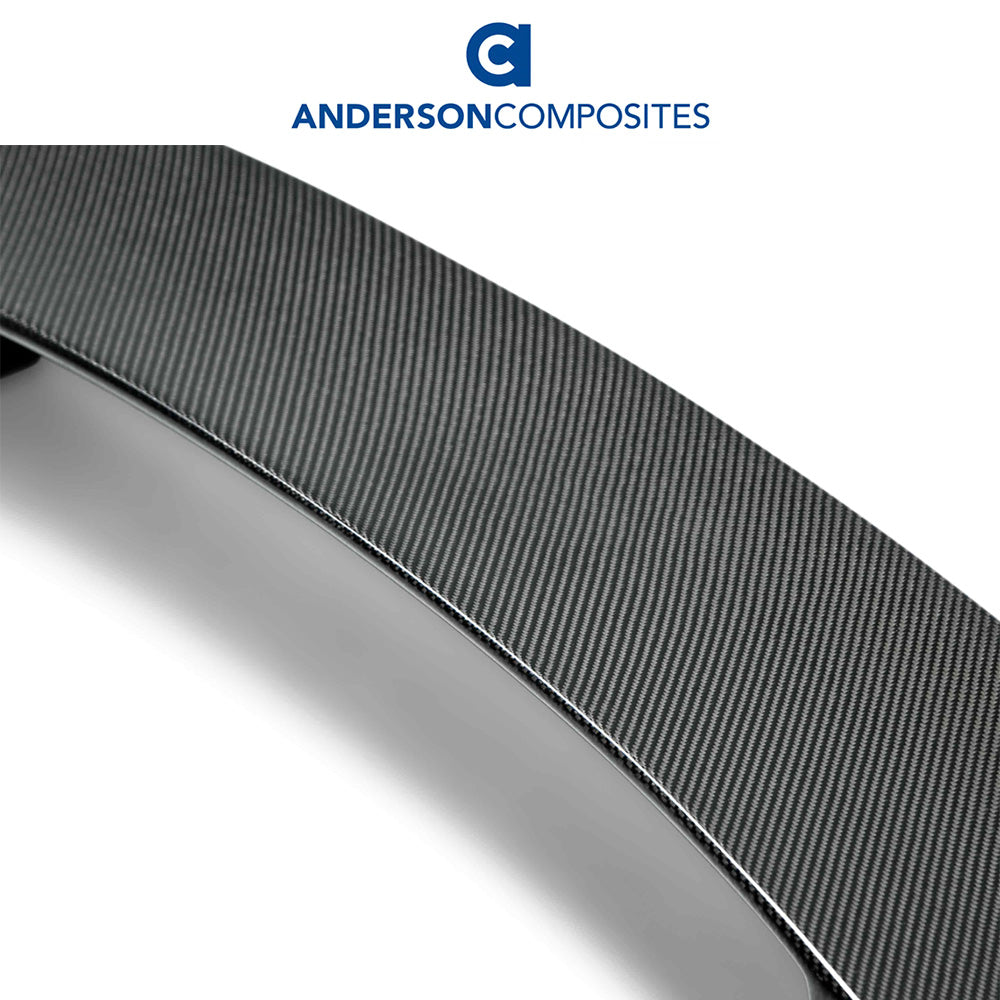 2015-2023年式フォード マスタング用 アンダーソン コンポジッツ ATタイプ カーボンファイバー製リアスポイラー Anderson Composites Type-AT Carbon Fiber Rear Spoiler For 2015-2023 Ford Mustang (消費税、送料込み)