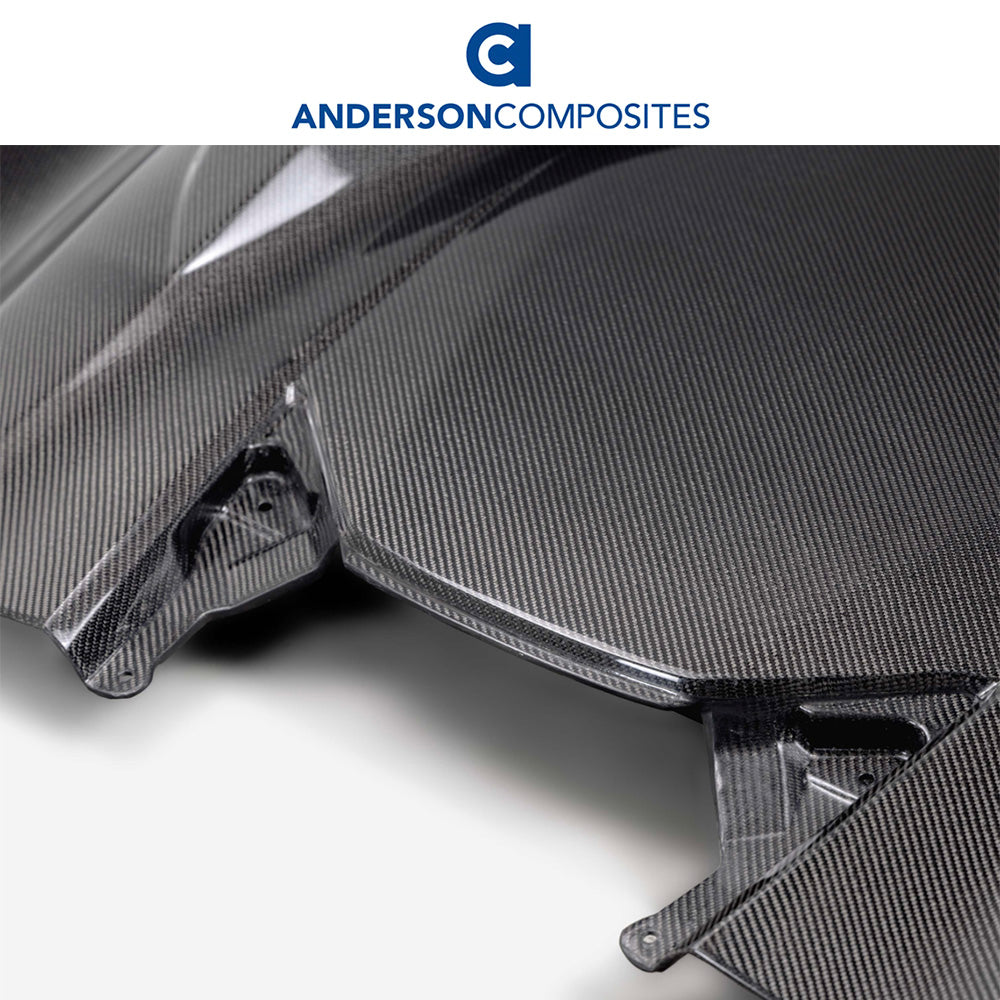 2020-2024年式 シボレー コルベット C8用 アンダーソン コンポジッツ製 カーボンファイバー製トノカバー Anderson Composites Carbon Fiber Tonneau Cover For 2020-2024 Chevrolet C8 Convertible (消費税、送料込み)