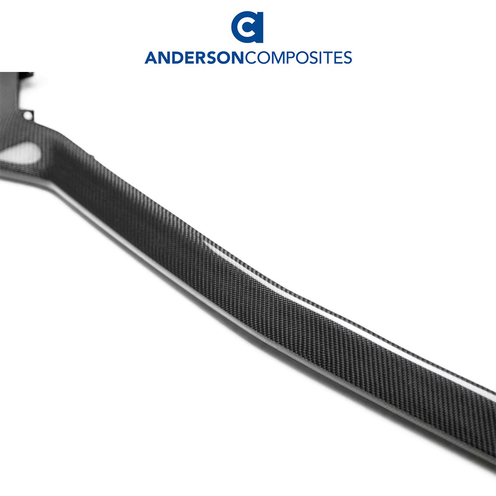 2018-2023年式フォード マスタング用 アンダーソン コンポジッツ 純正タイプ カーボンファイバー製フロント チンスプリッター Anderson Composites Type-OE Carbon Fiber Front Chin Splitter For 2018-2023 Ford Mustang GT (消費税、送料込み)