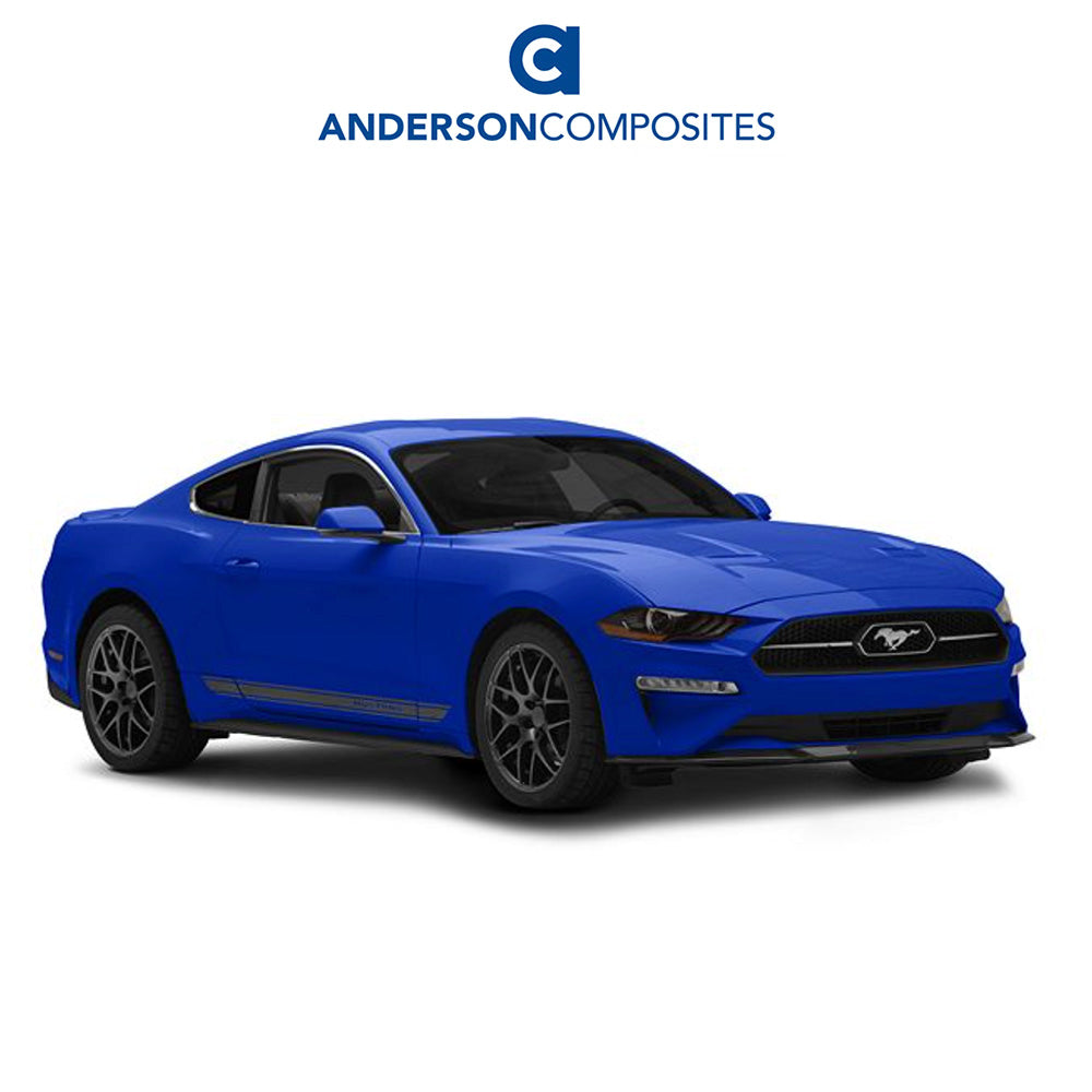 2018-2023年式フォード マスタング用 アンダーソン コンポジッツ 純正タイプ カーボンファイバー製フロント チンスプリッター Anderson Composites Type-OE Carbon Fiber Front Chin Splitter For 2018-2023 Ford Mustang GT (消費税、送料込み)