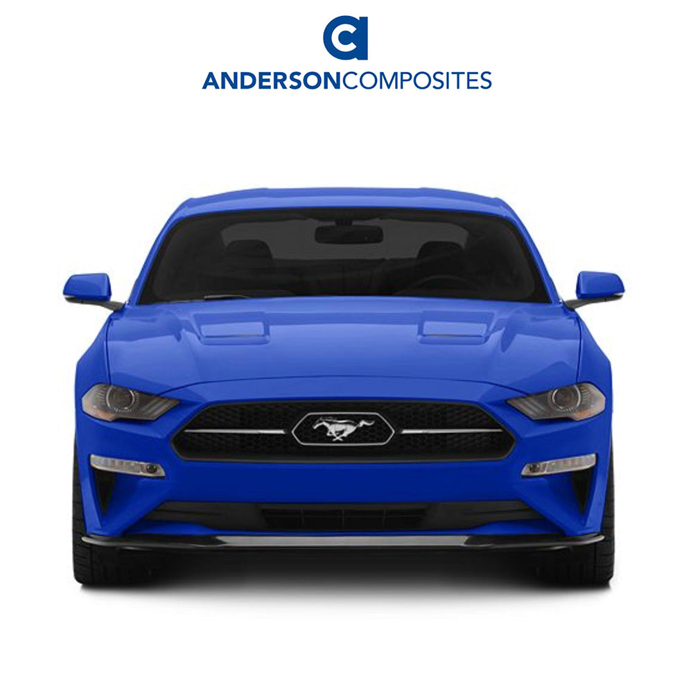 2018-2023年式フォード マスタング用 アンダーソン コンポジッツ 純正タイプ カーボンファイバー製フロント チンスプリッター Anderson Composites Type-OE Carbon Fiber Front Chin Splitter For 2018-2023 Ford Mustang GT (消費税、送料込み)
