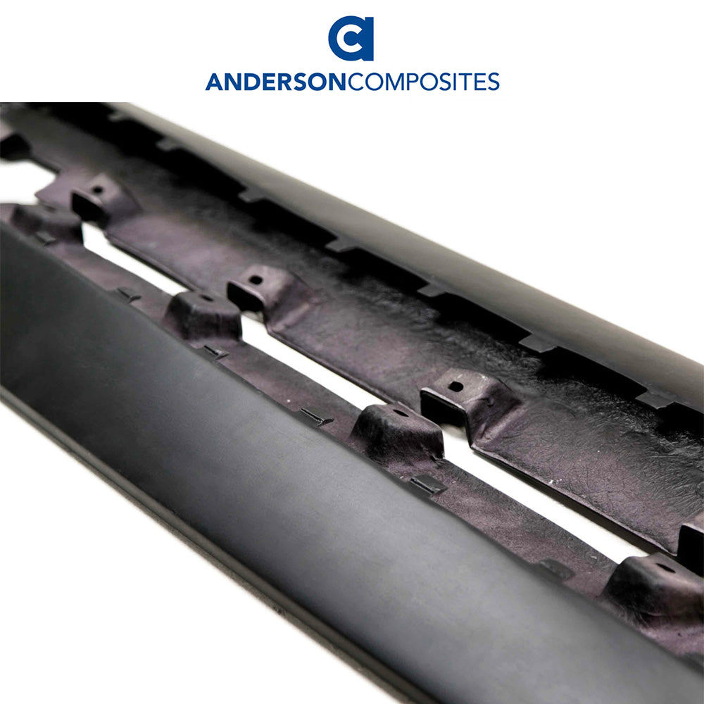 2015-2023年式フォード マスタング用 アンダーソン コンポジッツ ARタイプ ファイバーグラス製ロッカーパネルスプリッターセット Anderson Composites Type-AR Fiberglass Side Rocker Panel Splitter For 2015-2023 Ford Mustang (消費税、送料込み)