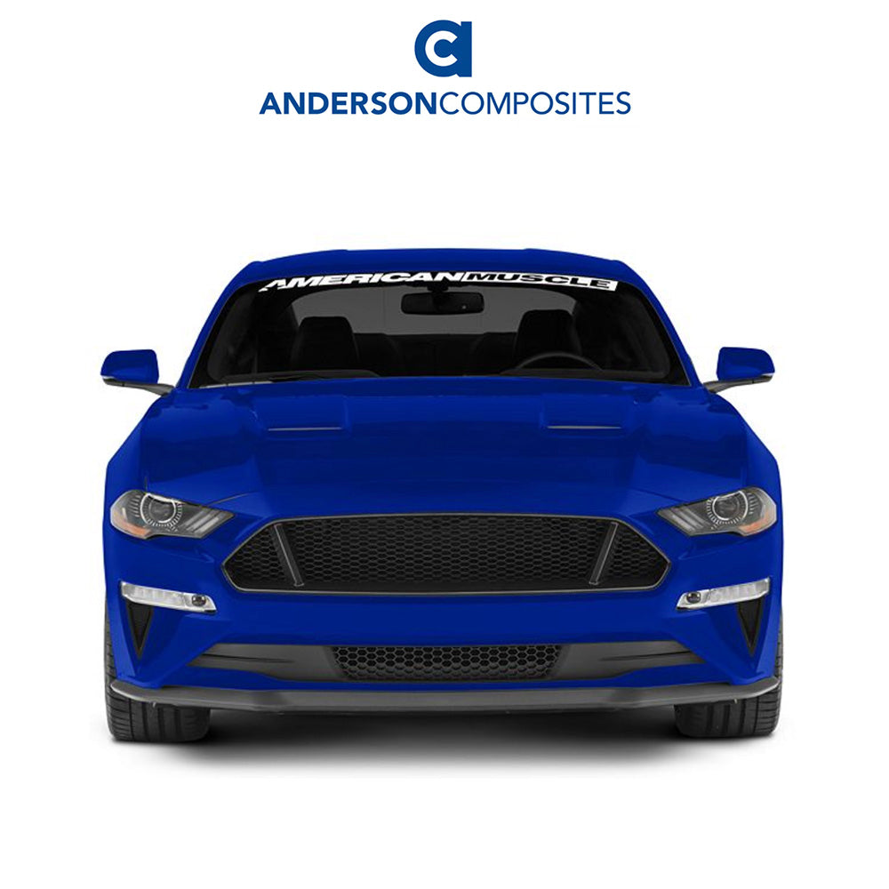 2018-2023年式フォード マスタング用 アンダーソン コンポジッツ GTタイプ カーボンファイバー製アッパーグリル Anderson Composites Type-GT Carbon Fiber Upper Grille For 2018-2023 Ford Mustang GT (消費税、送料込み)