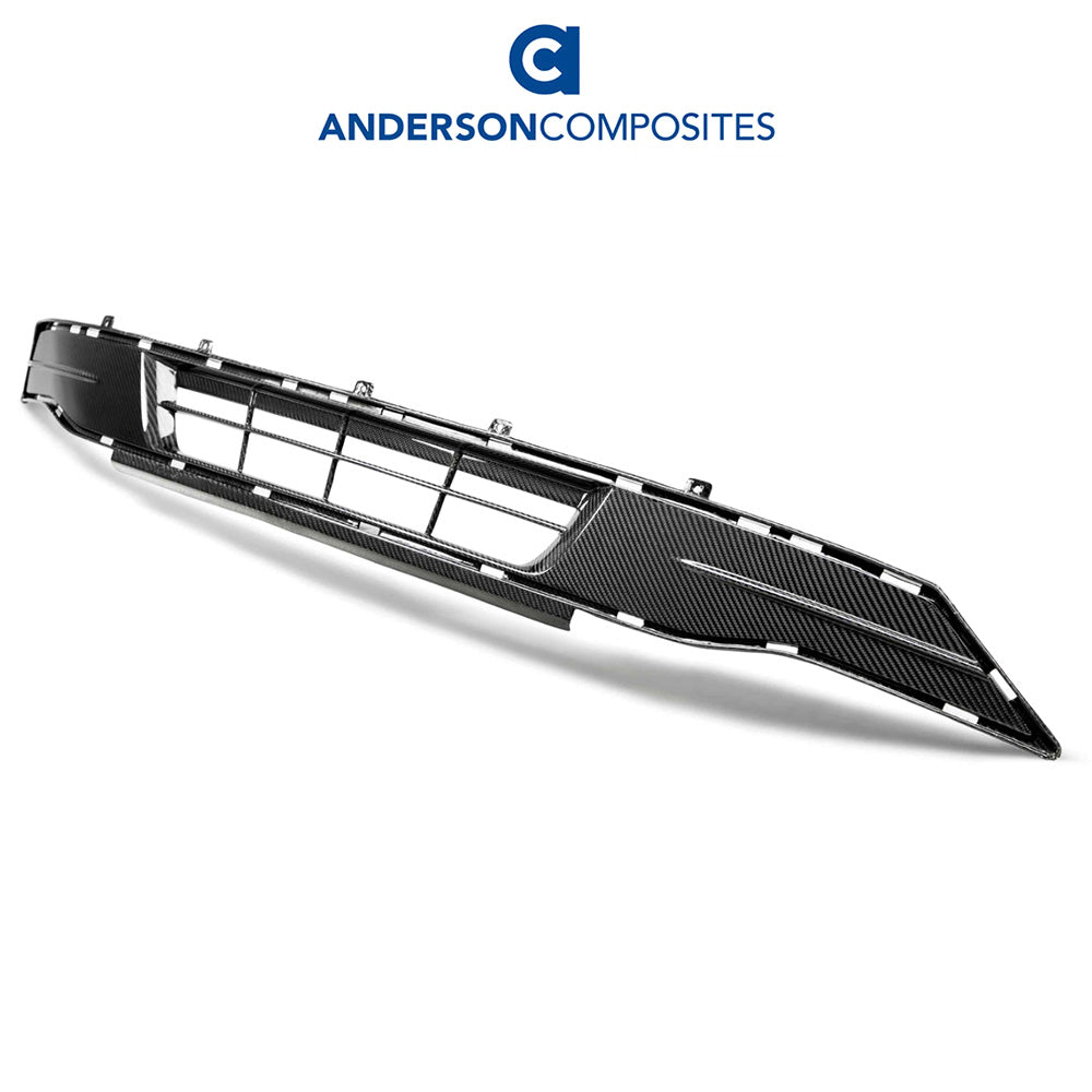 2018-2023年式フォード マスタング用 アンダーソン コンポジッツ カーボンファイバー製フロントロアグリル Anderson Composites Carbon Fiber Front Lower Grille For 2018-2021 Ford Mustang (消費税、送料込み)