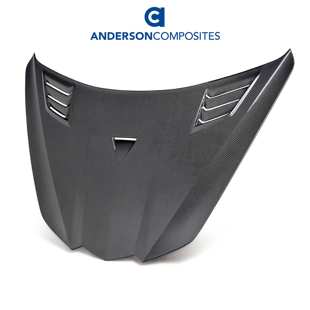 2020-2024年式 シボレー コルベット C8 用 アンダーソン・コンポジッツ GTタイプ カーボンファイバー製ボンネット Anderson Composites Type-GT Carbon Fiber Hood For 2020-2024 Chevrolet C8 (消費税、送料込み)
