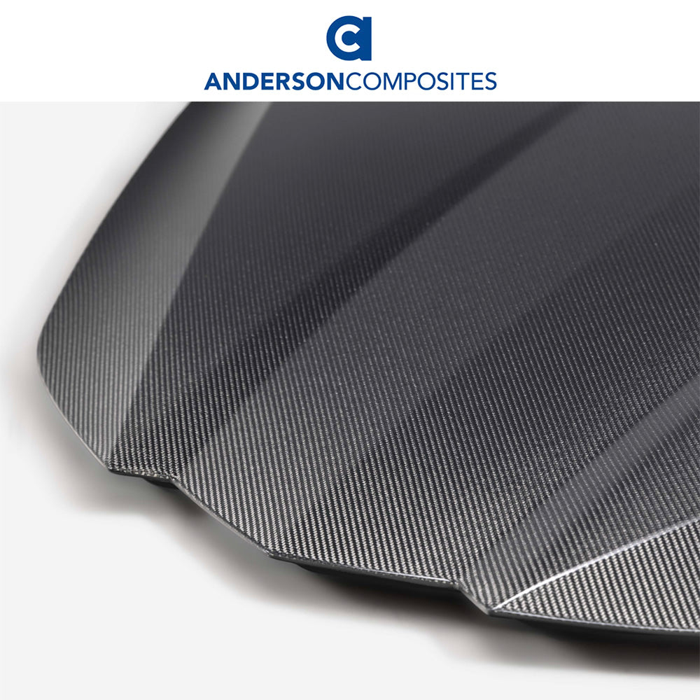 2020-2024年式 シボレー コルベット C8 用 アンダーソン・コンポジッツ 純正タイプ カーボンファイバー製ボンネット Anderson Composites Type-OE Carbon Fiber Hood For 2020-2024 Chevrolet C8 (消費税、送料込み)