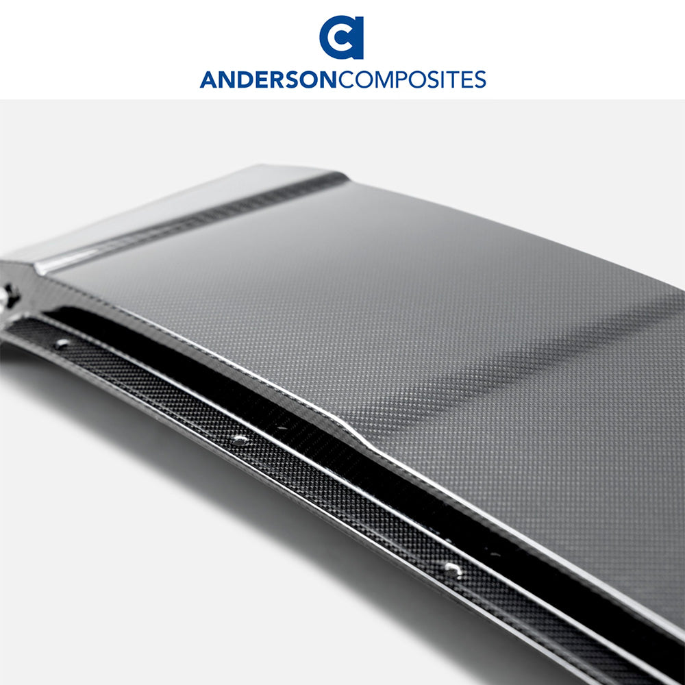 2020-2024年式 シボレー コルベット C8 クーペ用 アンダーソン・コンポジッツ カーボンファイバー製リアルーフパネル Anderson Composites Carbon Fiber Rear Roof Panel For 2020-2024 Chevrolet C8 Coupe (消費税、送料込み)