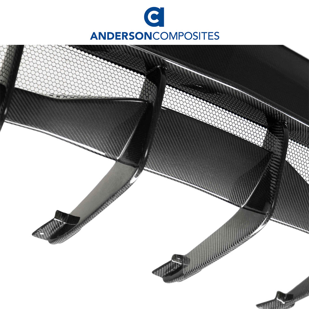 2020-2024年式 シボレー コルベット C8用 アンダーソン コンポジッツ カーボンファイバー製リアディフューザー Anderson Composites Carbon Fiber Rear Diffuser For 2020-2024 Chevrolet C8 (消費税、送料込み)