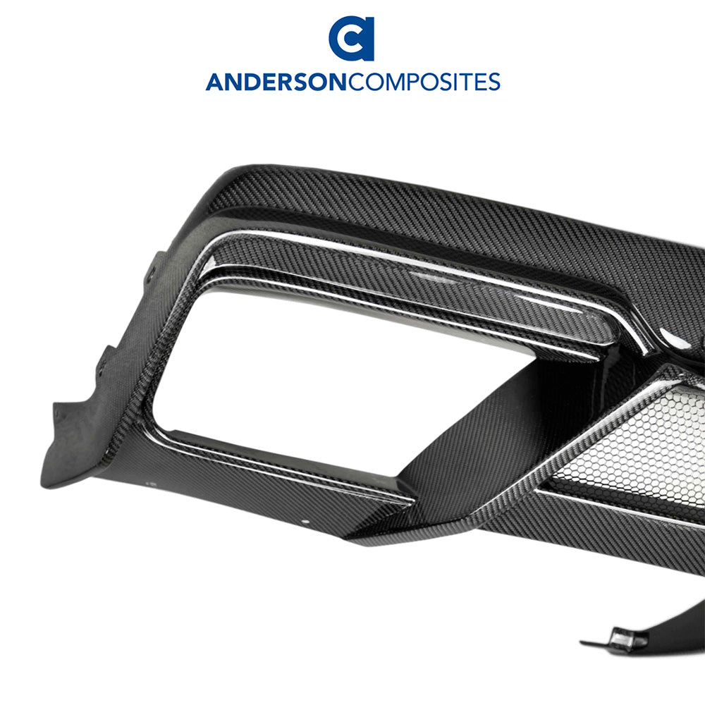 2020-2024年式 シボレー コルベット C8用 アンダーソン コンポジッツ カーボンファイバー製リアディフューザー Anderson Composites Carbon Fiber Rear Diffuser For 2020-2024 Chevrolet C8 (消費税、送料込み)