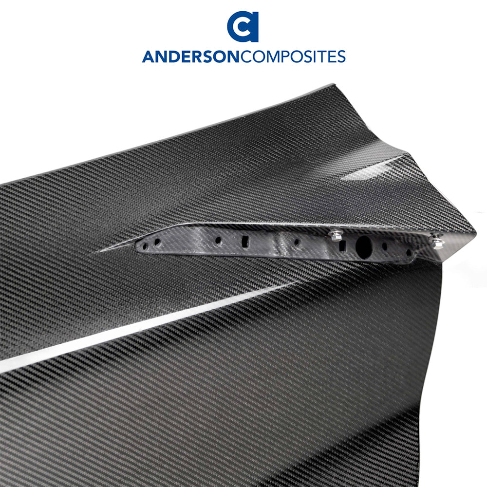 2020-2024年式 シボレー コルベット C8用 アンダーソン コンポジッツ カーボンファイバー製ドアセット Anderson Composites Carbon Fiber Doors For 2020-2024 Chevrolet Corvette C8 (消費税、送料込み)
