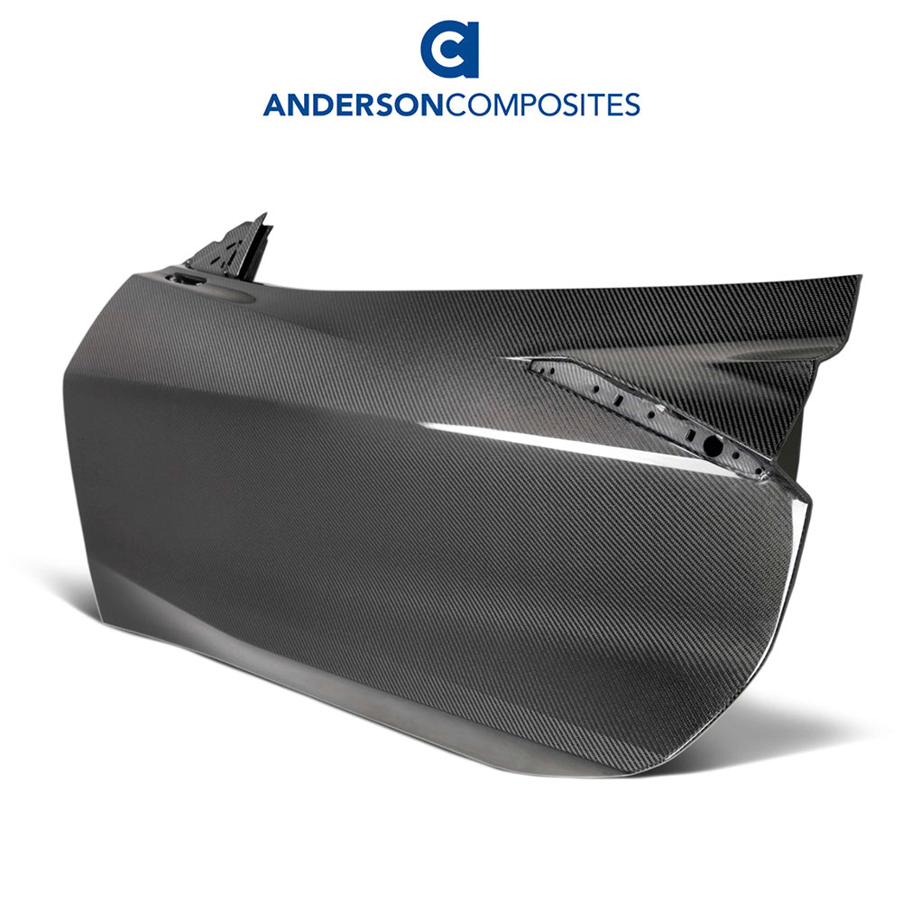 2020-2024年式 シボレー コルベット C8用 アンダーソン コンポジッツ カーボンファイバー製ドアセット Anderson Composites Carbon Fiber Doors For 2020-2024 Chevrolet Corvette C8 (消費税、送料込み)