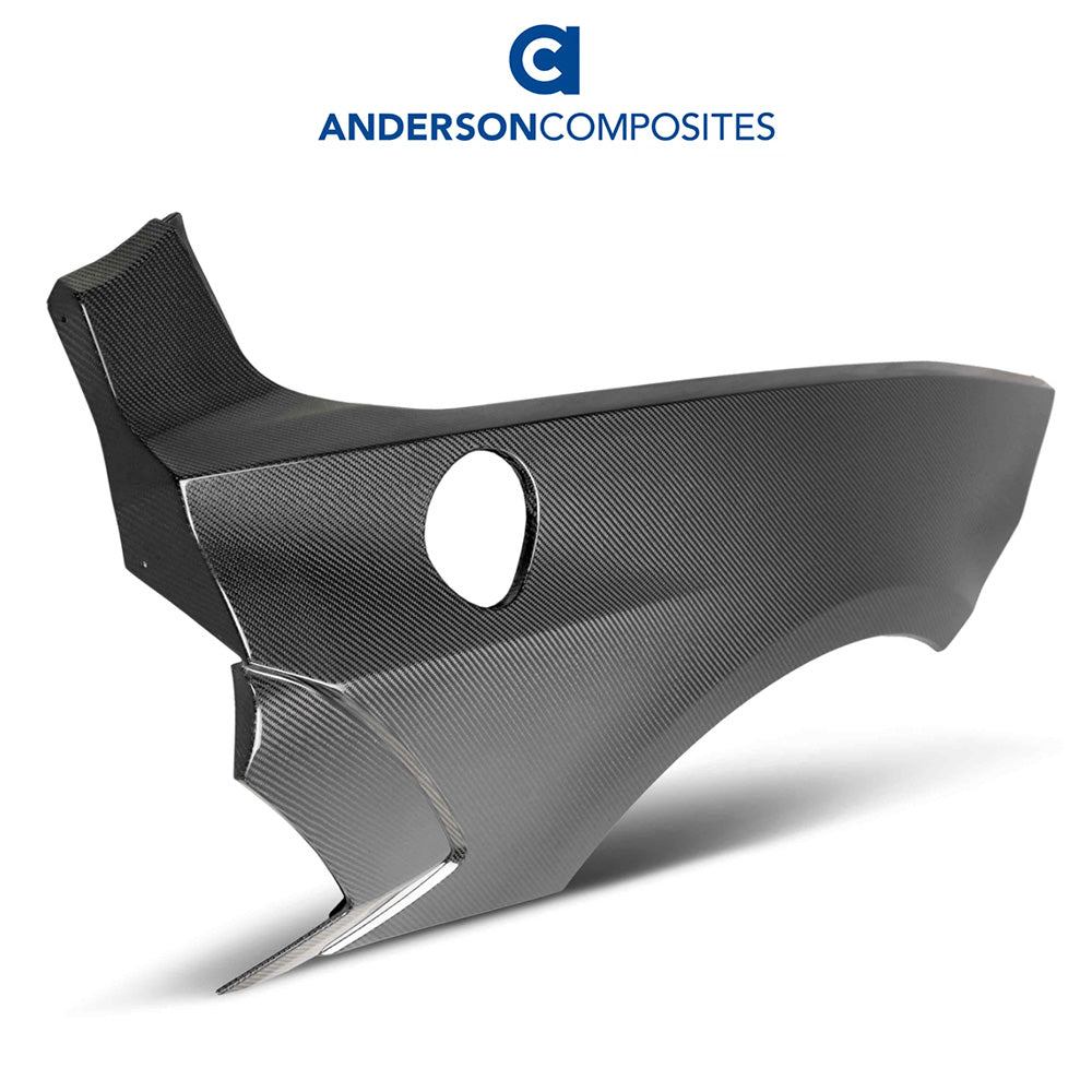2020-2024年式 シボレー コルベット C8用 アンダーソン コンポジッツ カーボンファイバー製リアクォーターパネルセット Anderson Composites Carbon Fiber Rear Quarter Panel For 2020-2024 Chevrolet Corvette C8 (PAIR) (消費税、送料込み)