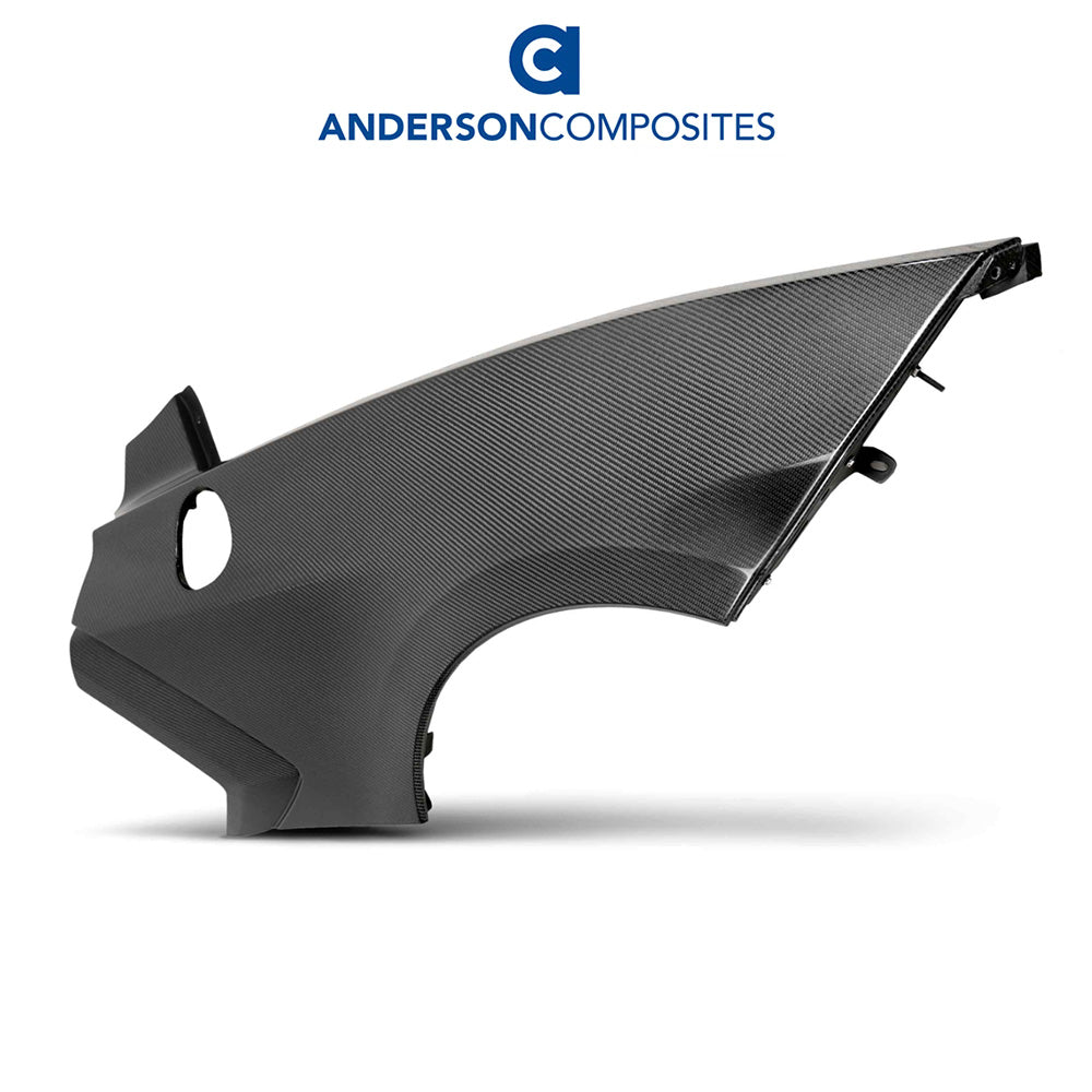 2020-2024年式 シボレー コルベット C8用 アンダーソン コンポジッツ カーボンファイバー製リアクォーターパネルセット Anderson Composites Carbon Fiber Rear Quarter Panel For 2020-2024 Chevrolet Corvette C8 (PAIR) (消費税、送料込み)