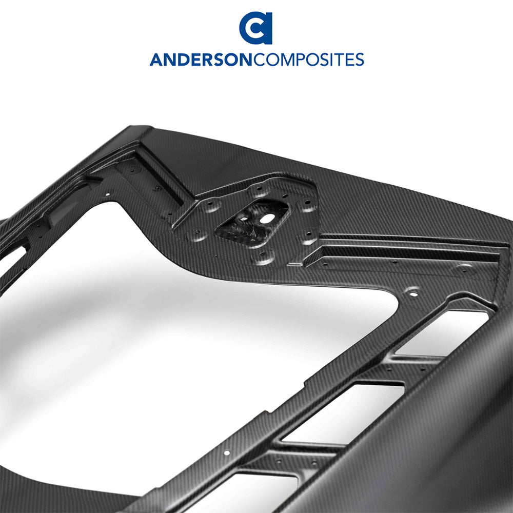 2020-2024年式 シボレー コルベット C8用 アンダーソン コンポジッツ ドライカーボンファイバー製デッキリッド Anderson Composites Dry Carbon Fiber Decklid For 2020-2024 Chevrolet C8 (消費税、送料込み)