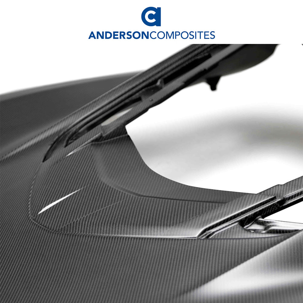 2020-2024年式 シボレー コルベット C8用 アンダーソン コンポジッツ ドライカーボンファイバー製デッキリッド Anderson Composites Dry Carbon Fiber Decklid For 2020-2024 Chevrolet C8 (消費税、送料込み)
