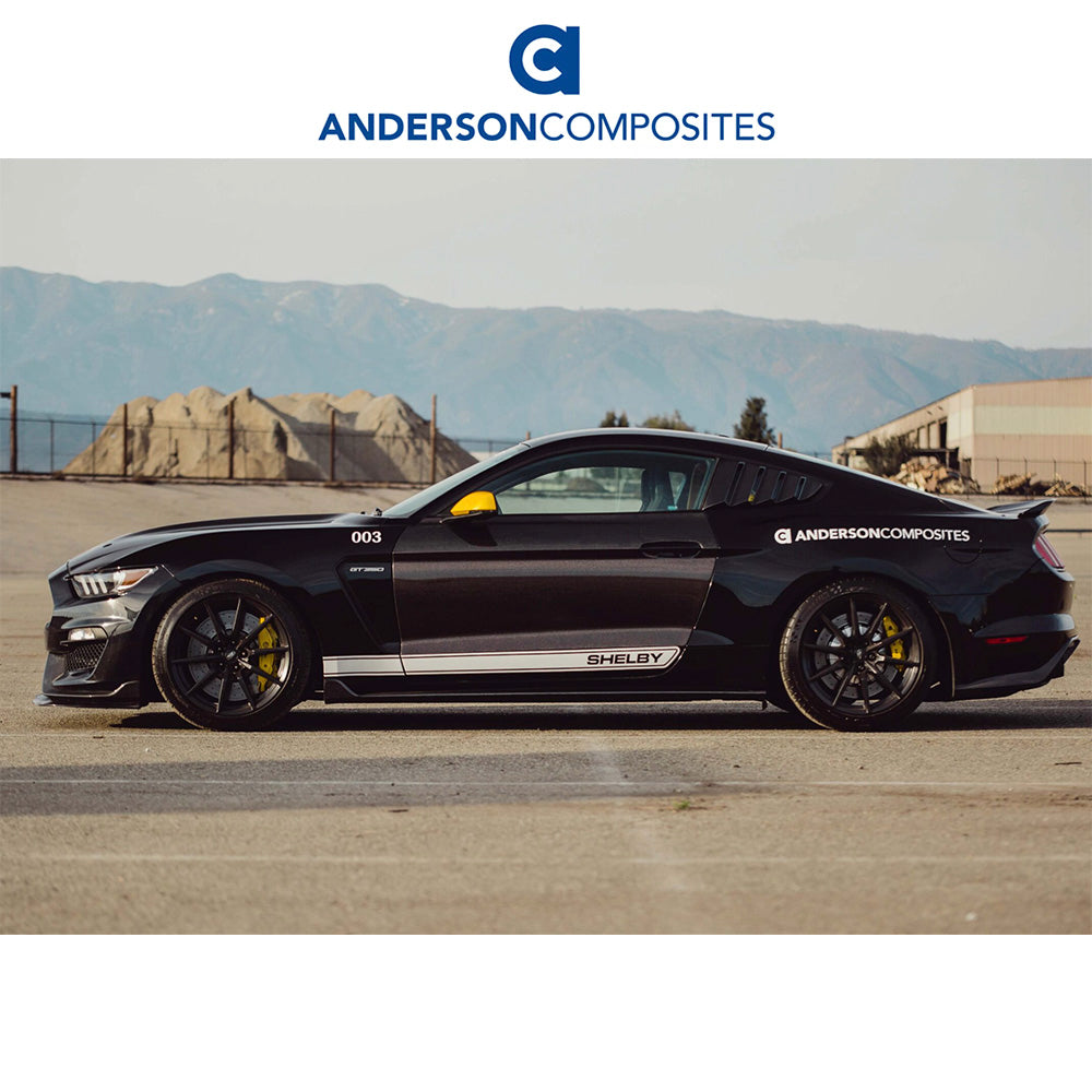 2015-2023年式フォード マスタング用 アンダーソン コンポジッツ カーボンファイバー製ドアセット Anderson Composites Carbon Fiber Doors For 2015-2023 Ford Mustang (消費税、送料込み)