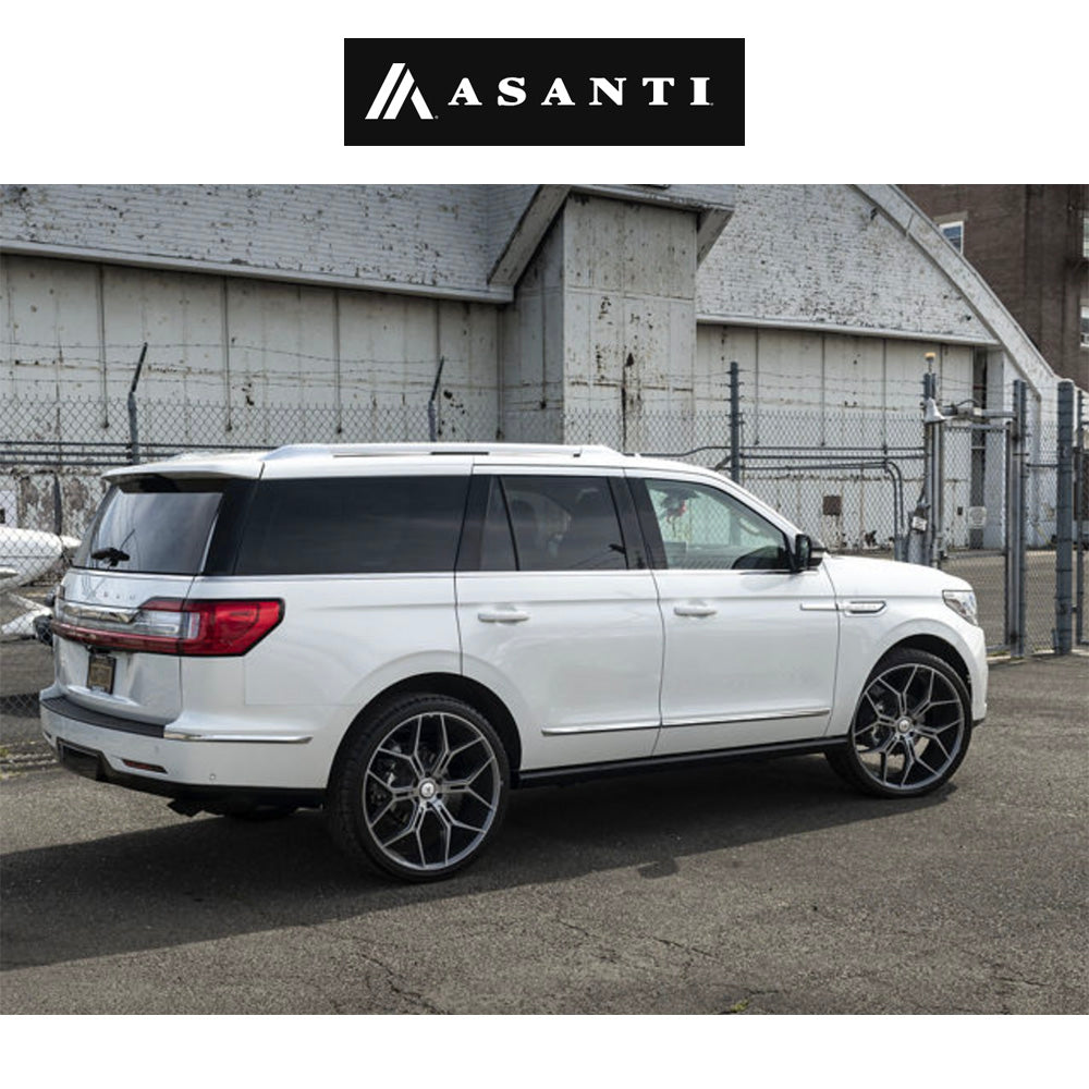 キャデラック エスカレード用 アサンティ モナーク トラック 22x9.5J ET 20 フロント、リア タイタニウム ブラッシュド ホイール4本セット (消費税、送料込み)