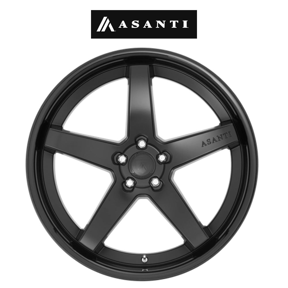 トヨタ GR スープラ (Toyota GR Supra)用 アシャンティ リーガル 20x9J ET 25 フロント 20x10.5J ET 38 リア サテンブラックグロスブラックリップ ホイール4本セット Asanti REGAL 20X9 5X112 72 S-BLK G-BLK-LP +25 / REGAL 20X10.5 5X112 72 S-BLK GBLK-LP +38 (送料無料)