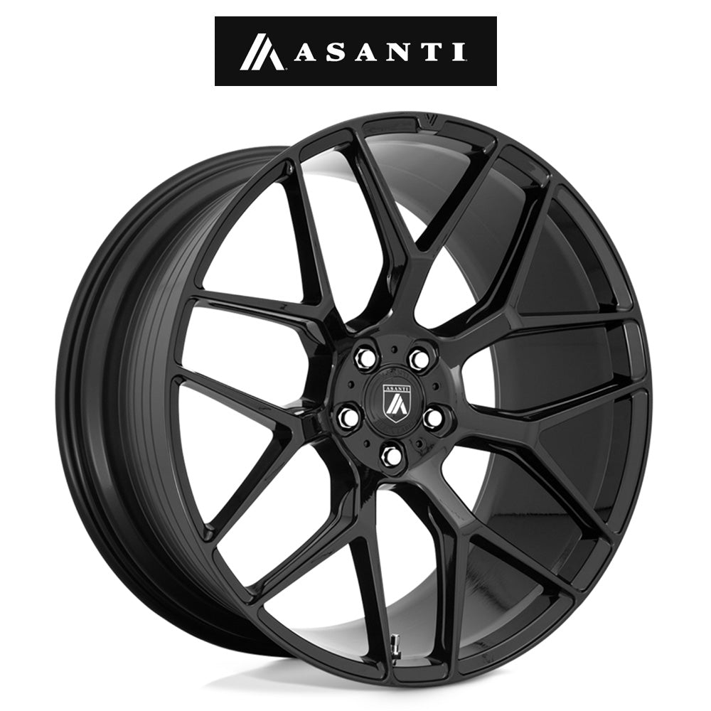 ホンダ シビック タイプR(Honda Civic Type-R)用 アサンティ ダイナスティ 20x8.5J ET 38 フロント&リア グロスブラック ホイール4本セット Asanti DYNASTY 20X8.5 5X120 74 G-BLK +38 (送料無料)
