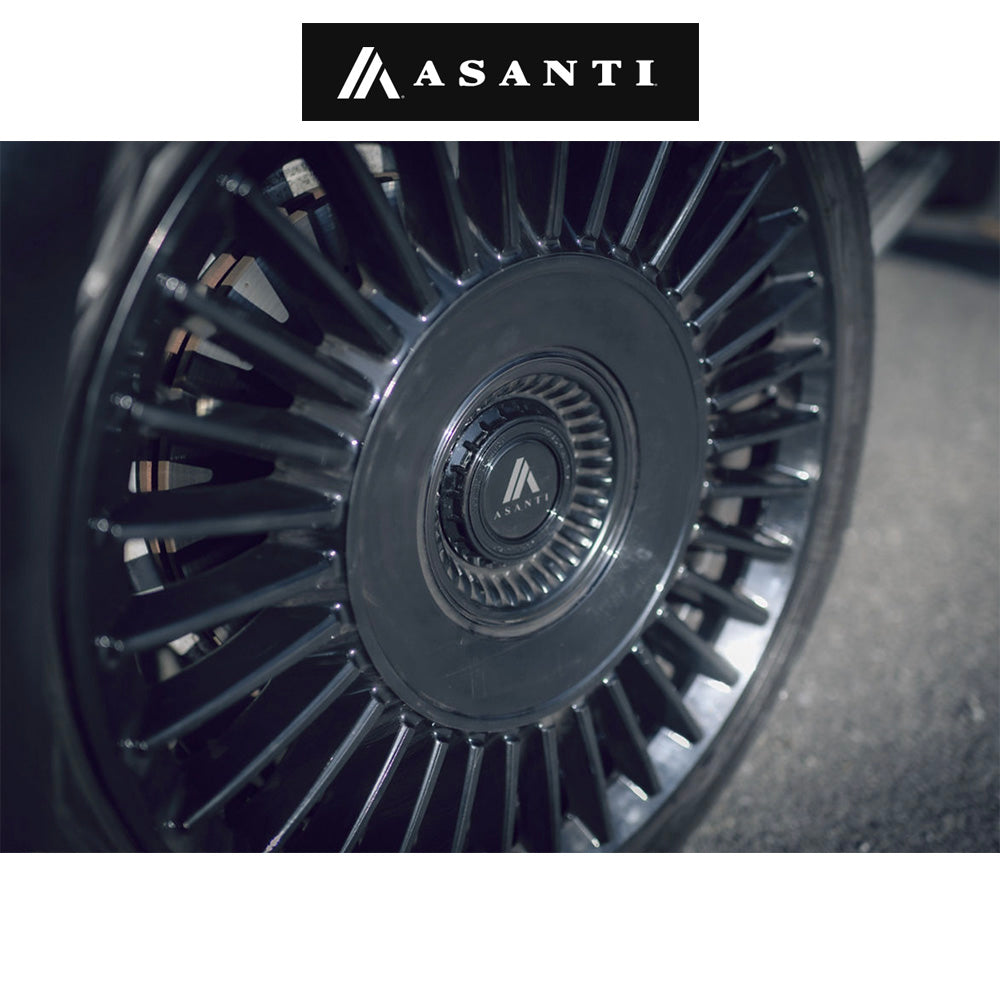 ランドローバー レンジローバー(Land Rover Range Rover)用 アサンティ ティアラ 22x9J グロスブラック ホイール4本セット Asanti AB40 Tiara AB40 22X9 5X112/120 G-BLK 35MM (送料無料)
