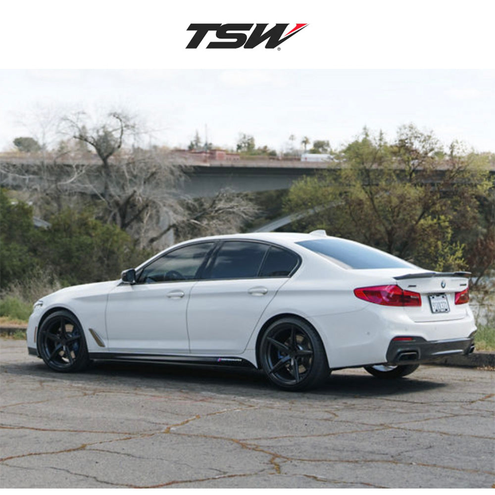 アウディ A4用TSW エスプリ 20x9J ET 27 フロント、リア マットブラック フロー成形アルミニウムホイール4本セット TSW ESPRIT 20X9 5X112 66 +45 M-BLK (消費税、送料込み)