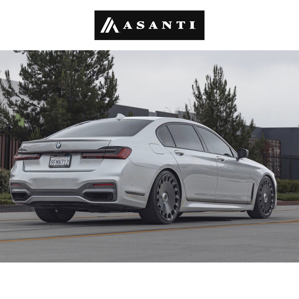 ビー・エム・ダブリュー 4シリーズ(BMW 4 Series)用 アサンティアリストクラト 20x9J グロスブラックマシンドフェイスダブルダークティント ホイール4本セット Asanti Aristocrat AB45 20X9 5X112/120 G-BLK-MCH DTCC 27MM (送料無料)