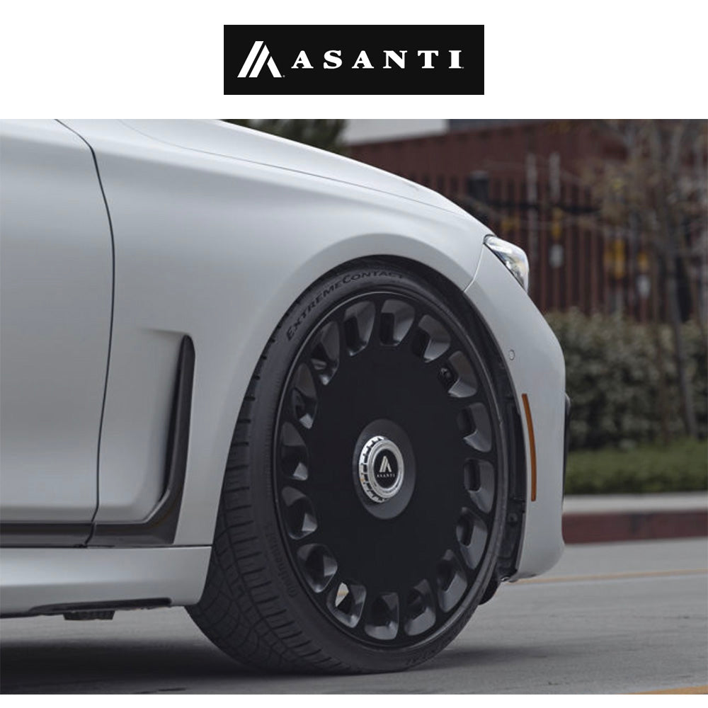 ビー・エム・ダブリュー 4シリーズ(BMW 4 Series)用 アサンティアリストクラト 20x9J グロスブラックマシンドフェイスダブルダークティント ホイール4本セット Asanti Aristocrat AB45 20X9 5X112/120 G-BLK-MCH DTCC 27MM (送料無料)