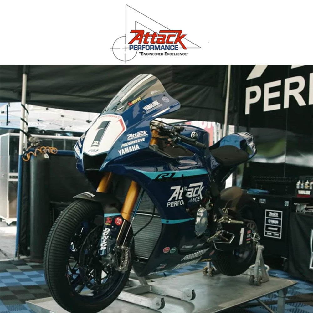 2015-2025年式 ヤマハ YZF-R1用 アタックパフォーマンス製ゼロオフセット ハンドルバーキット 50mm (ブラック) Attack Performance HANDLE BAR KIT, ZERO OFFSET, 50MM, BLACK (消費税、送料込み)