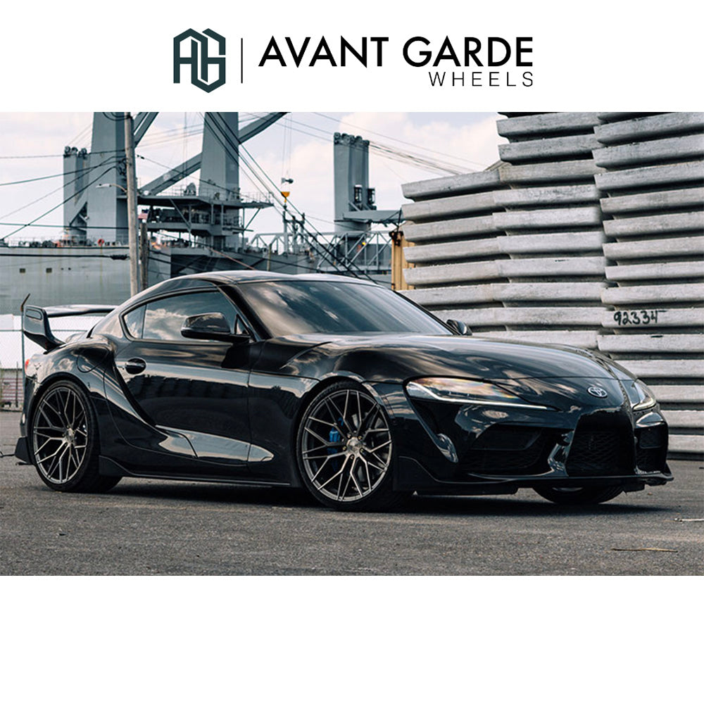 トヨタ スープラ (Toyota GR Supra)用 アバンギャルド M520R ダークメタリック 20x10J ET 30 フロント 20x11J ET 40 リア ホイール4本セット Avant Garde M520R DARK GRAPHITE METALLIC 20x10J Front 20x11J Rear for Toyota GR Supra (送料無料)